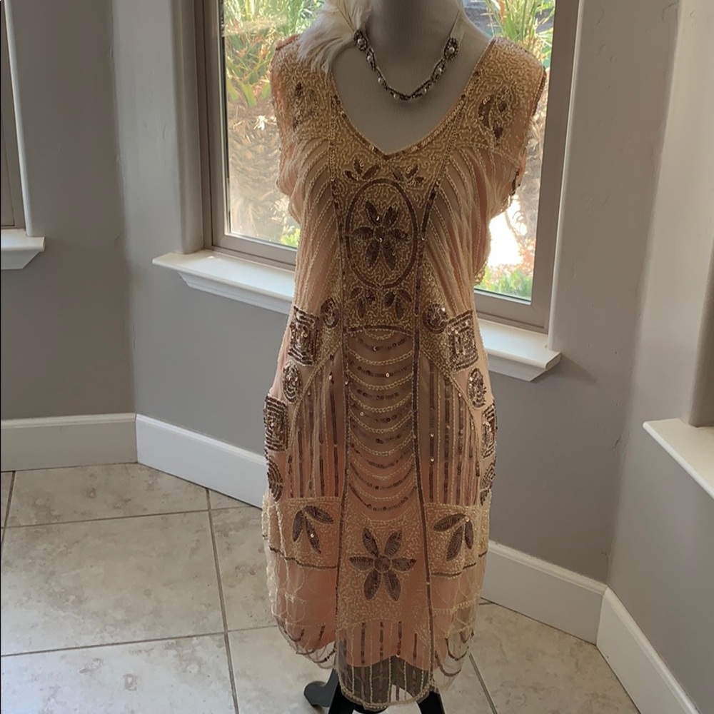 Flapper dress with beautiful beading